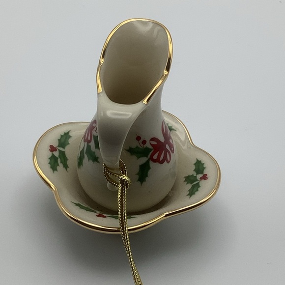 Lenox Holiday Pitcher and Basin Ornament - Picture 3 of 11